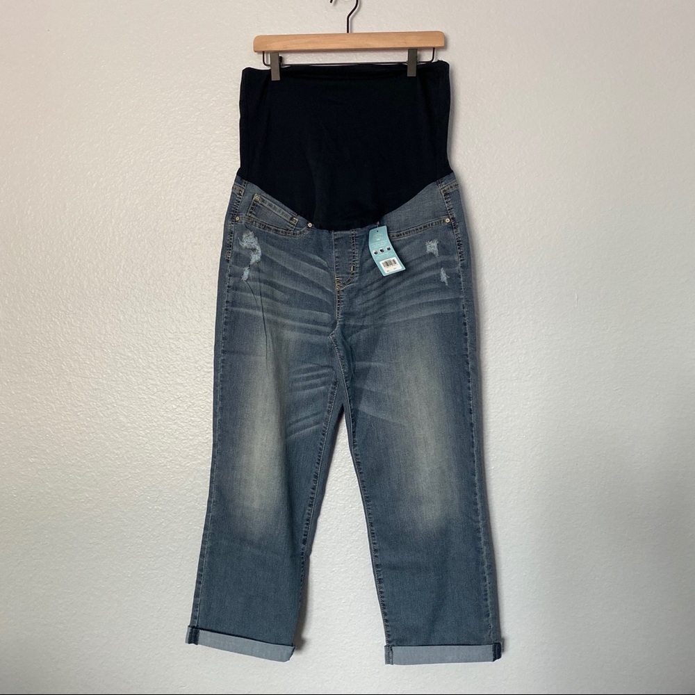 LEVI’S Women's Maternity Slim Boyfriend Jeans, XL